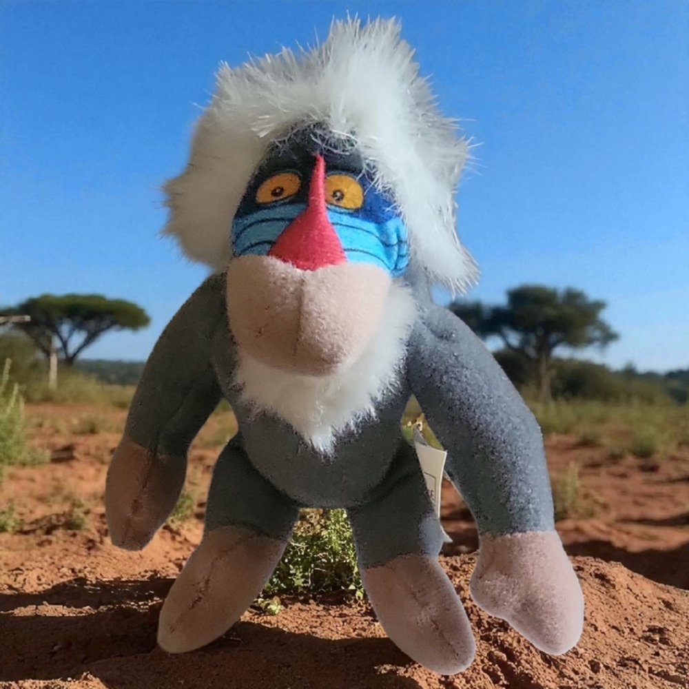 VTG The Lion King II Simba's Pride McDonald's Happy Meal Soft Toy Rafiki 1998.